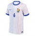 Camisa de Futebol França Eduardo Camavinga #6 Equipamento Secundário Europeu 2024 Manga Curta